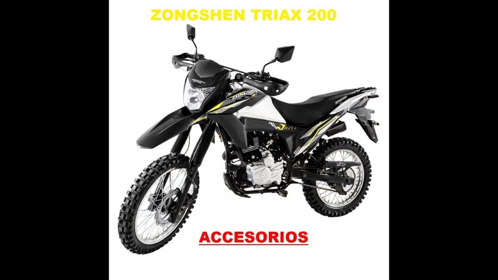 YouTube - Moto Zongshen Negra Triax 200