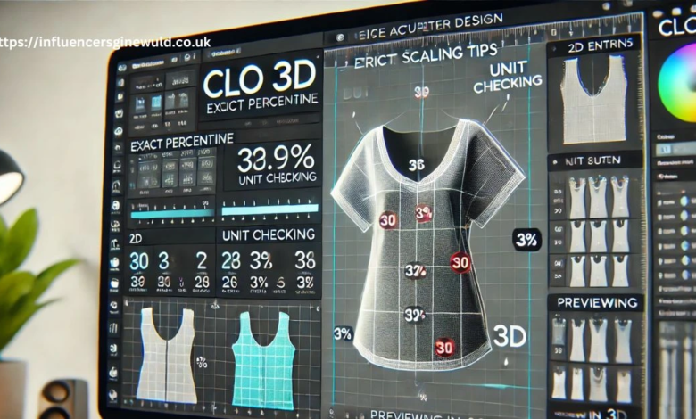 gHow to Scale by a Percent in CLO3D